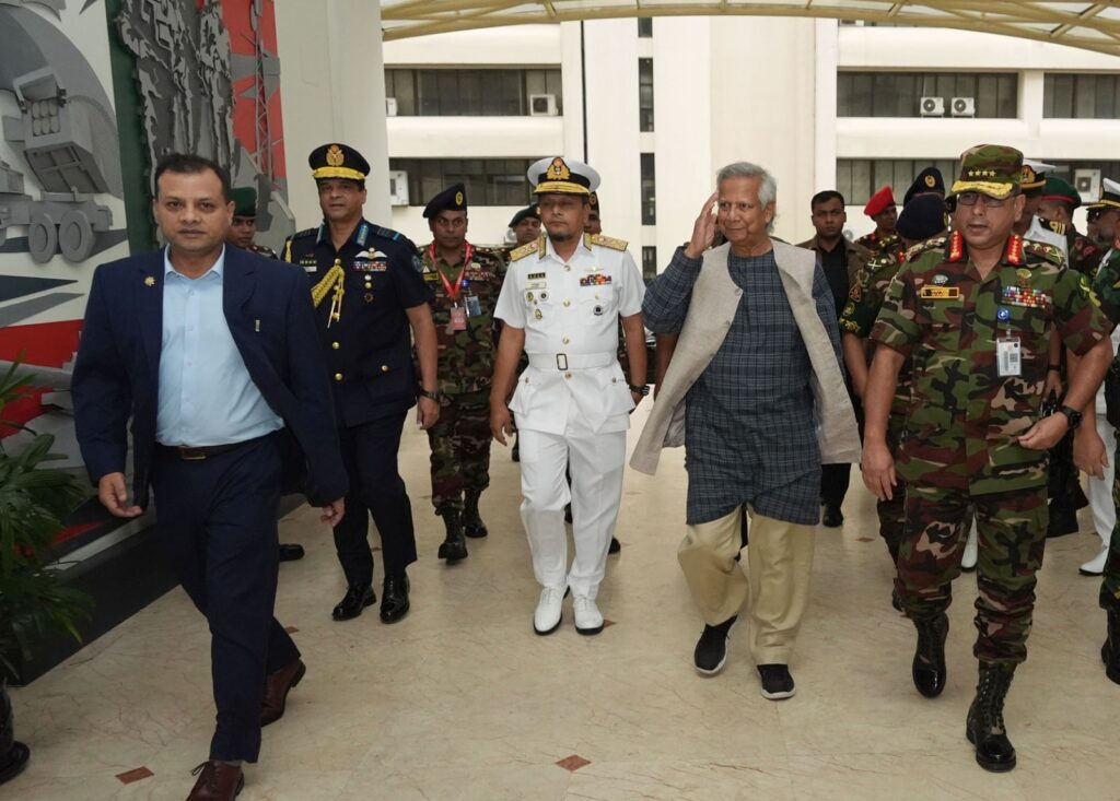 Arrival of Hon'ble Chief Adviser at Army Headquarters